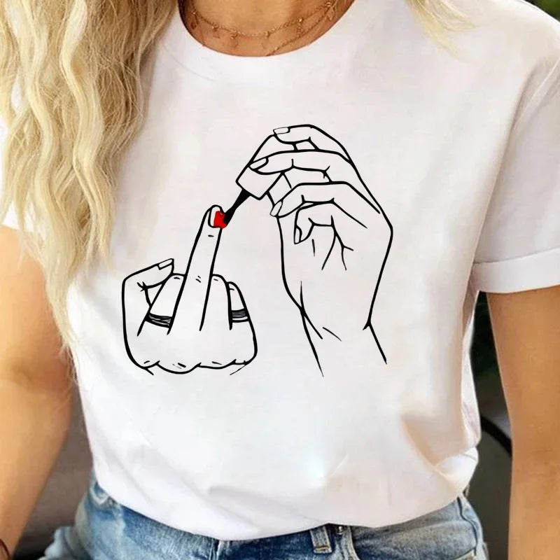Nail Polish & Attitude Tee - Neon Districts