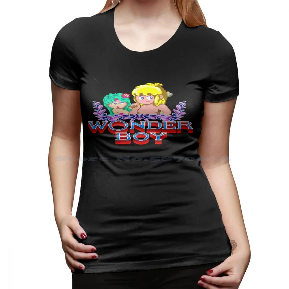 Wonder Boy — Arcade Classic Retro Vintage Tee - Neon Districts