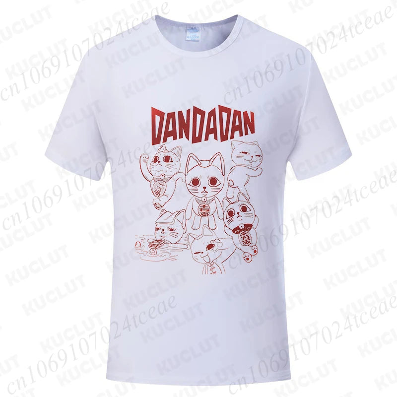 Dandadan Turbo Granny Cat Tee - Kawaii Anime Manga Shirt for Cat Lovers - Neon Districts