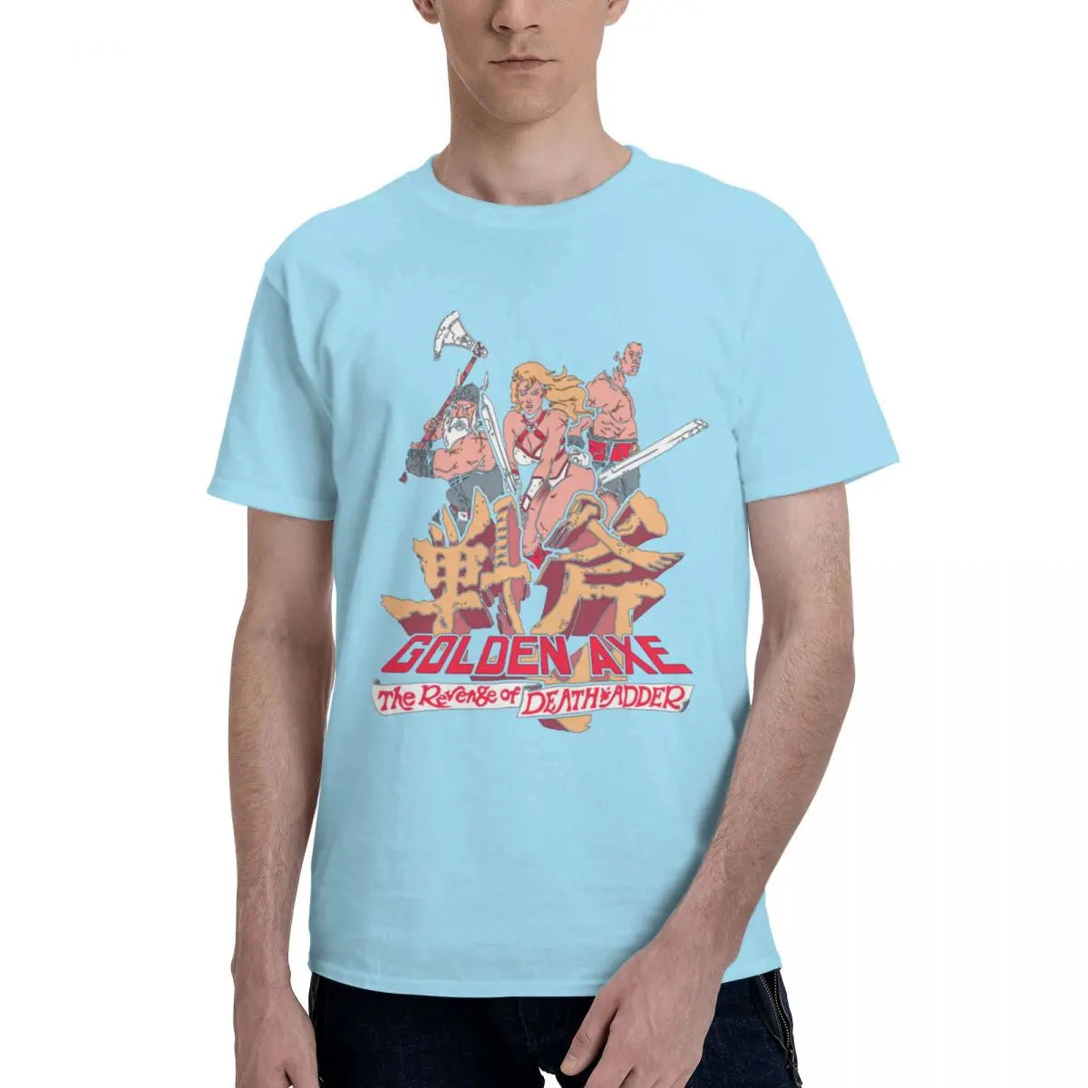 Golden Axe — Sega Arcade Beat-Em-Up Vintage Tee - Neon Districts