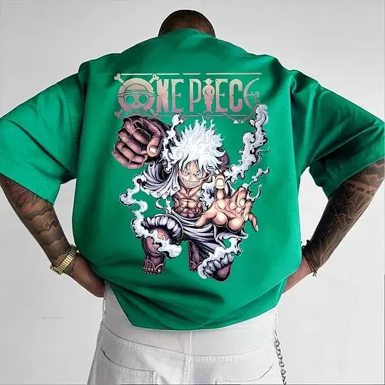 One Piece — Luffy Family Harajuku Parent & Child Tee - Neon Districts