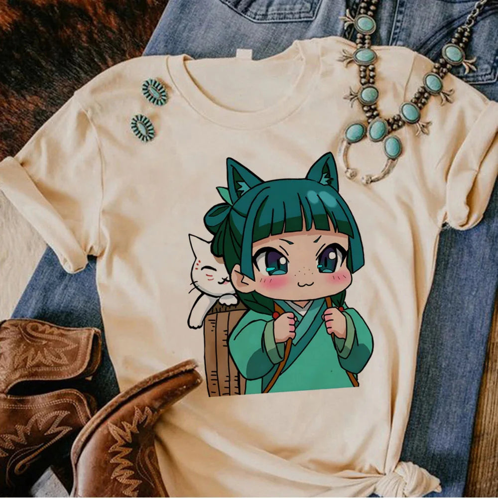 The Apothecary Diaries Maomao Graphic Tee – Anime Fan Shirt