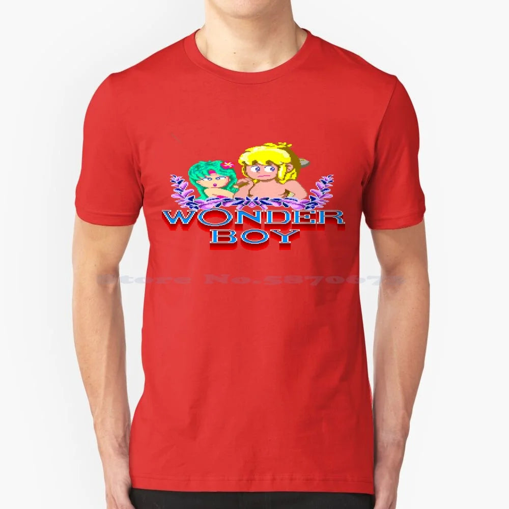 Wonder Boy — Arcade Classic Retro Vintage Tee - Neon Districts