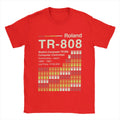 Roland TR-808 — Horizontal Drum Machine Vintage Tee - Neon Districts
