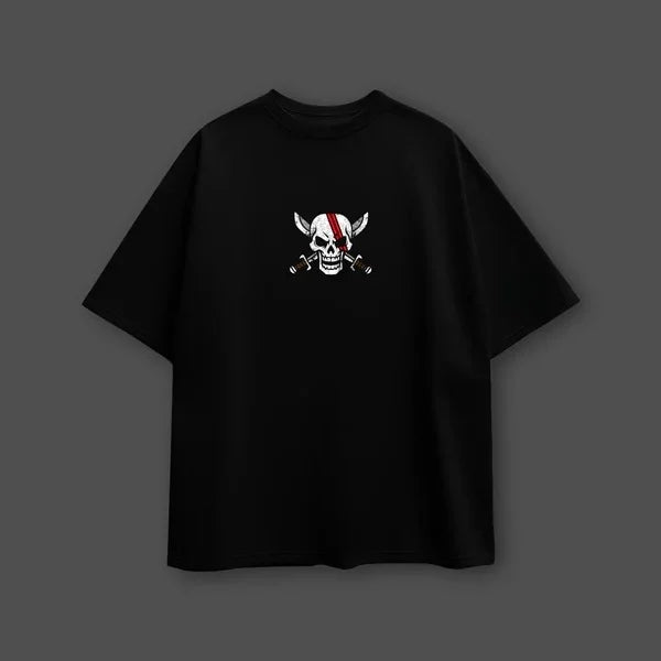 One Piece — Red-Haired Shanks Oversized Cotton Tee - Neon Districts