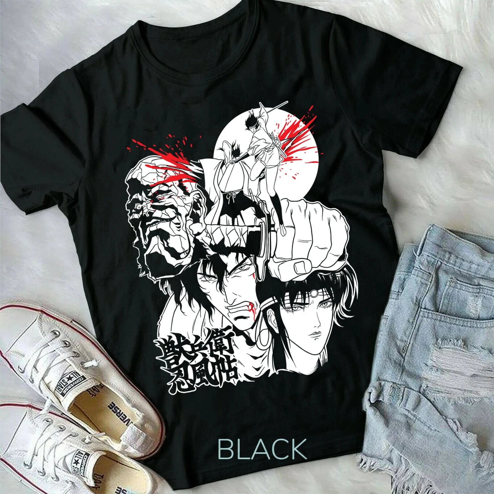 Ninja Scroll — Jubei Kibagami Retro Tee