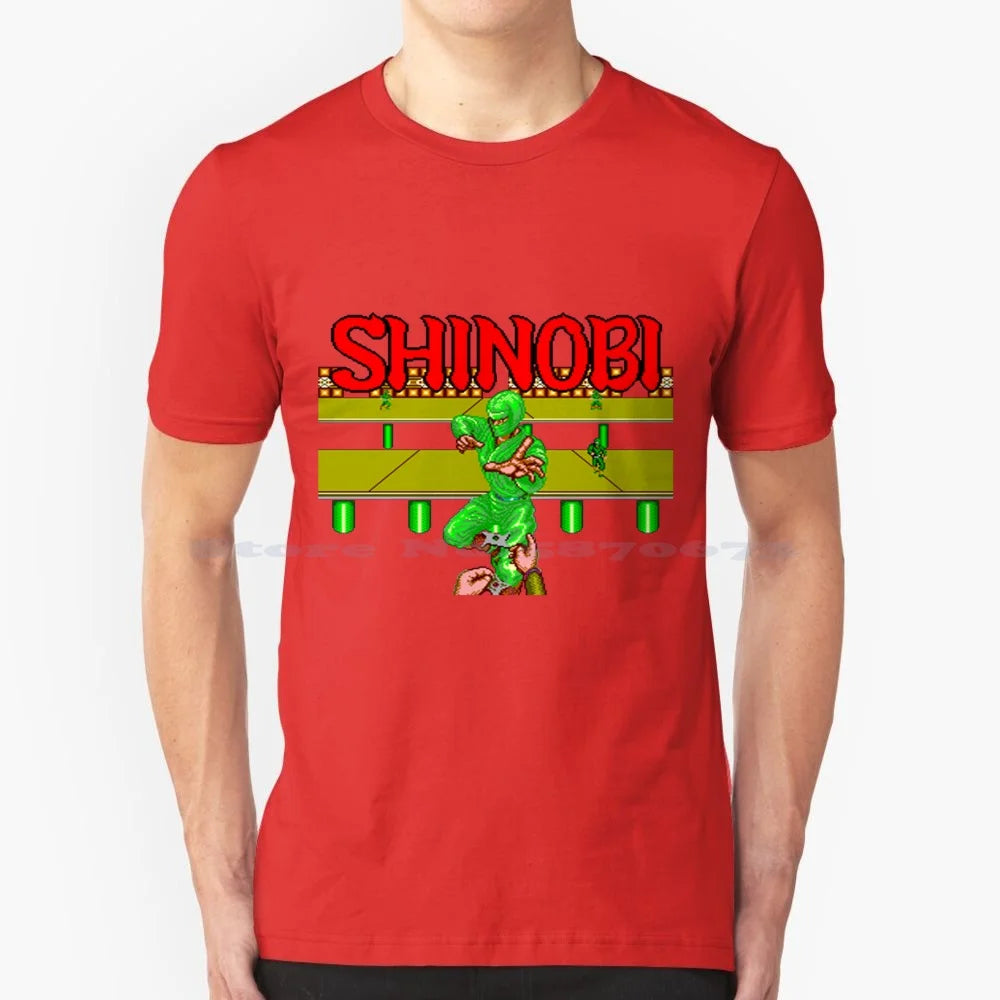 Shinobi — Sega Master System Arcade Ninja Tee - Neon Districts