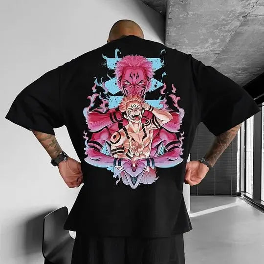 Jujutsu Kaisen — Sukuna & Itadori Parent & Child Tee - Neon Districts