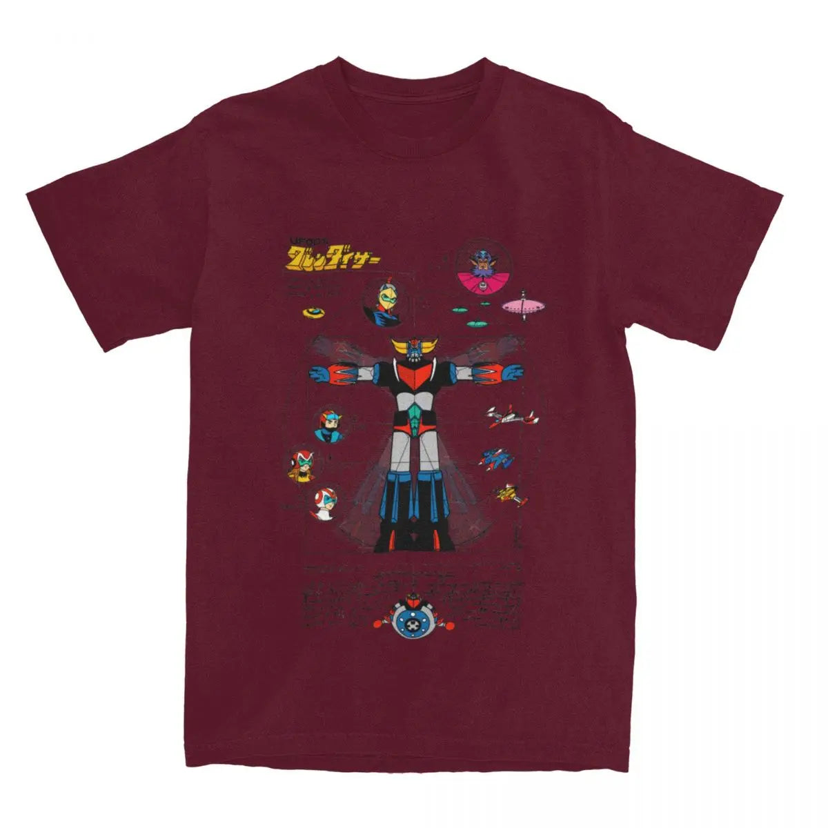 UFO Robot Grendizer Goldorak Graphic Tee – Pure Cotton Mecha
