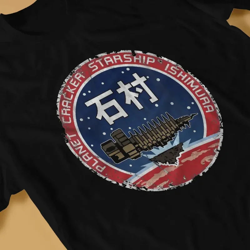 Dead Space — Ishimura Planet Cracker Badge Tee - Neon Districts