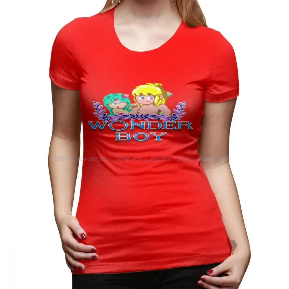 Wonder Boy — Arcade Classic Retro Vintage Tee - Neon Districts