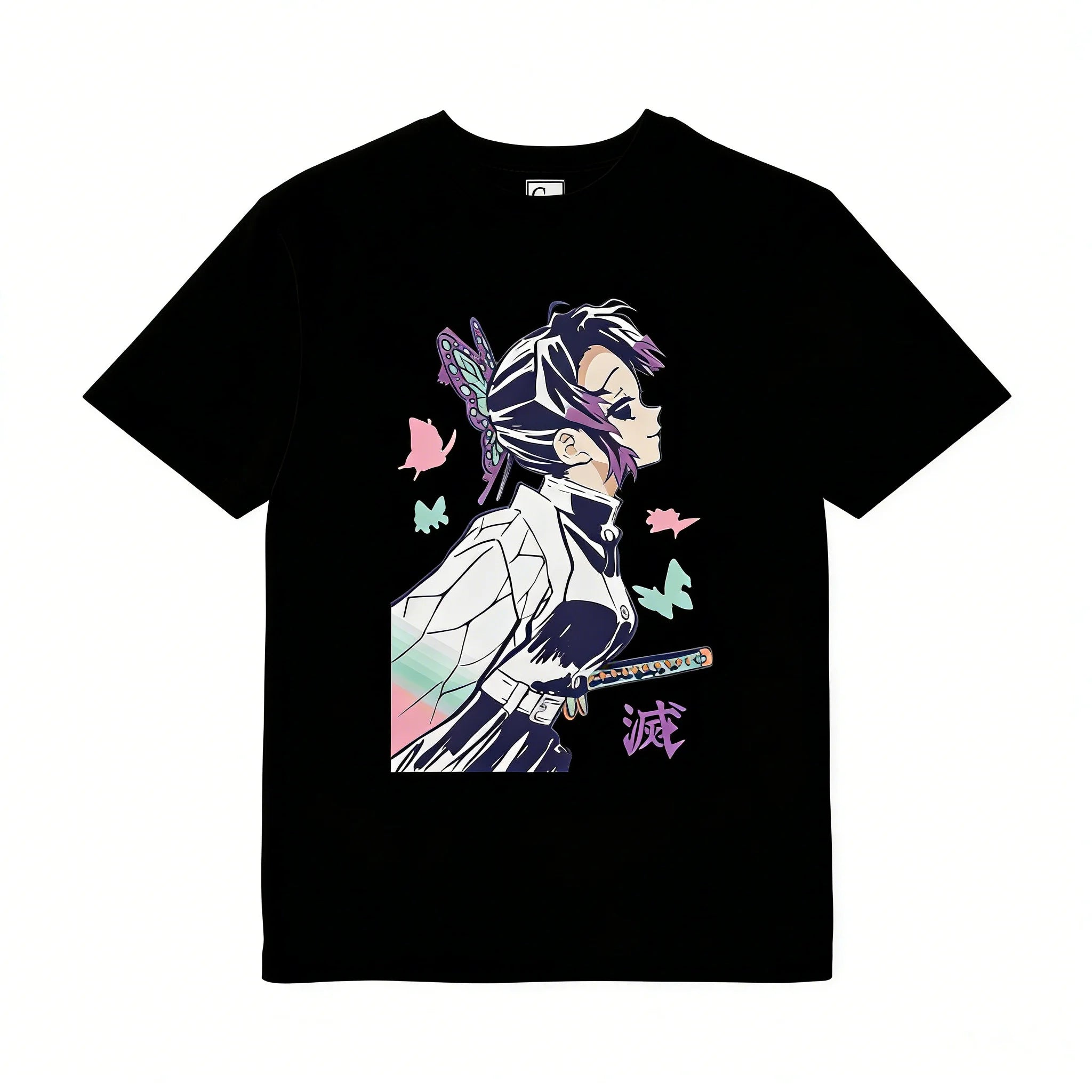 Demon Slayer Kanae Kocho Pink Tee – Soft Anime Cotton Top