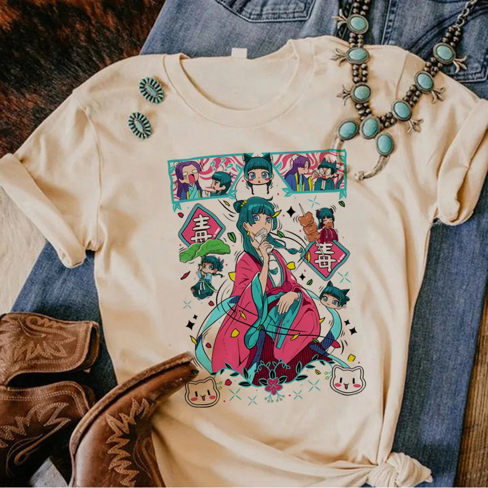 The Apothecary Diaries Maomao Graphic Tee – Anime Fan Shirt