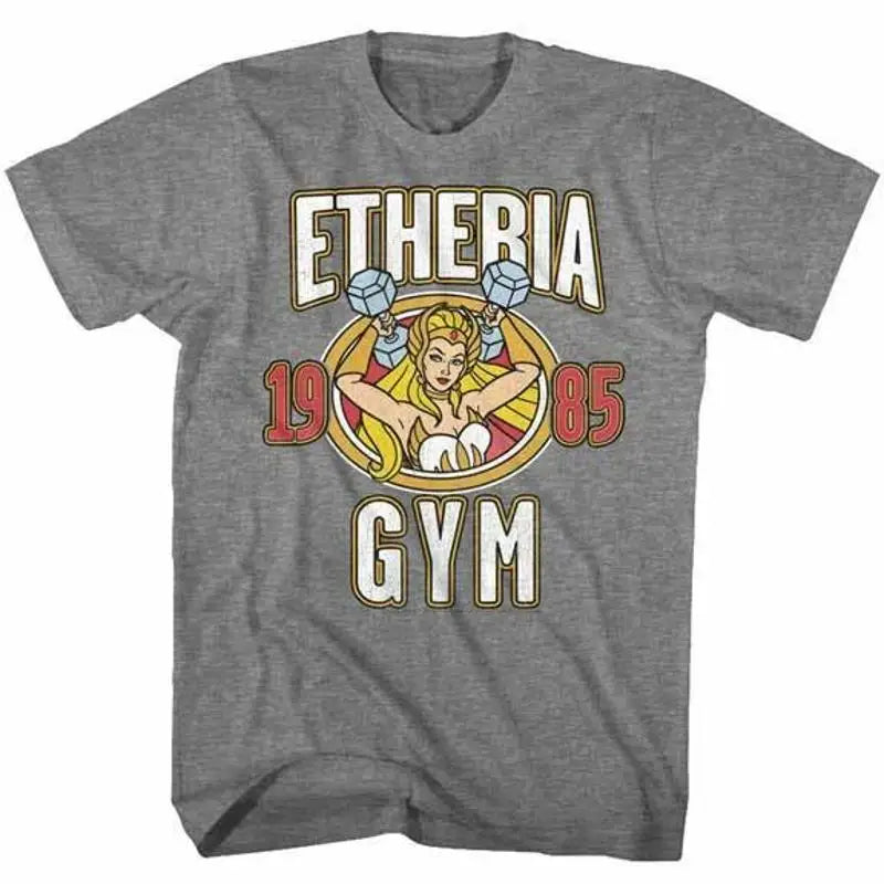 She-Ra 1985 — Etheria Gym Vintage Retro Graphic Tee - Neon Districts
