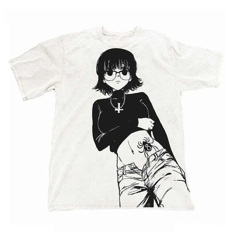 Hunter x Hunter Murasaki Print Japanese Tee