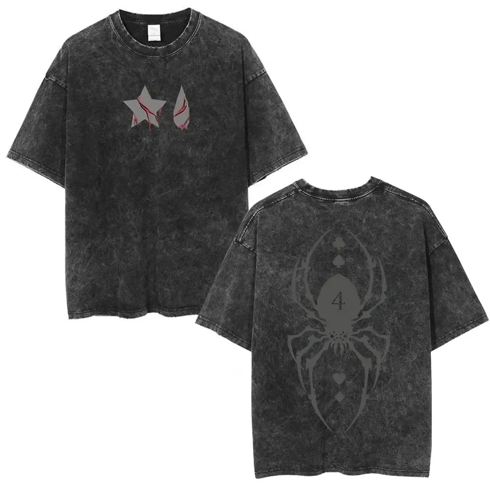 Hunter x Hunter Phantom Troupe Tee – Hisoka Oversized Washed