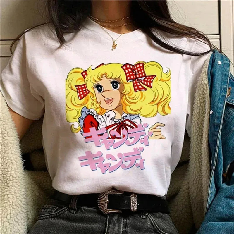 Candy Cartoon Harajuku Streetwear Tee - Neon Districts