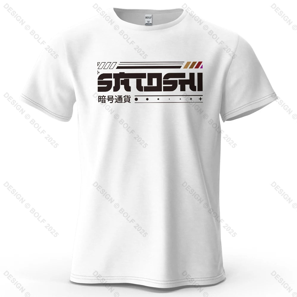 Satoshi — Crypto Tech Oversized Graphic Tee - Neon Districts