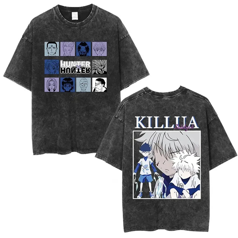 Hunter x Hunter Phantom Troupe Tee – Hisoka Oversized Washed