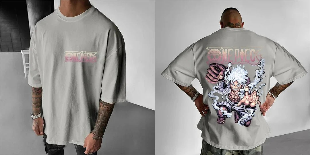 One Piece — Luffy Family Harajuku Parent & Child Tee - Neon Districts