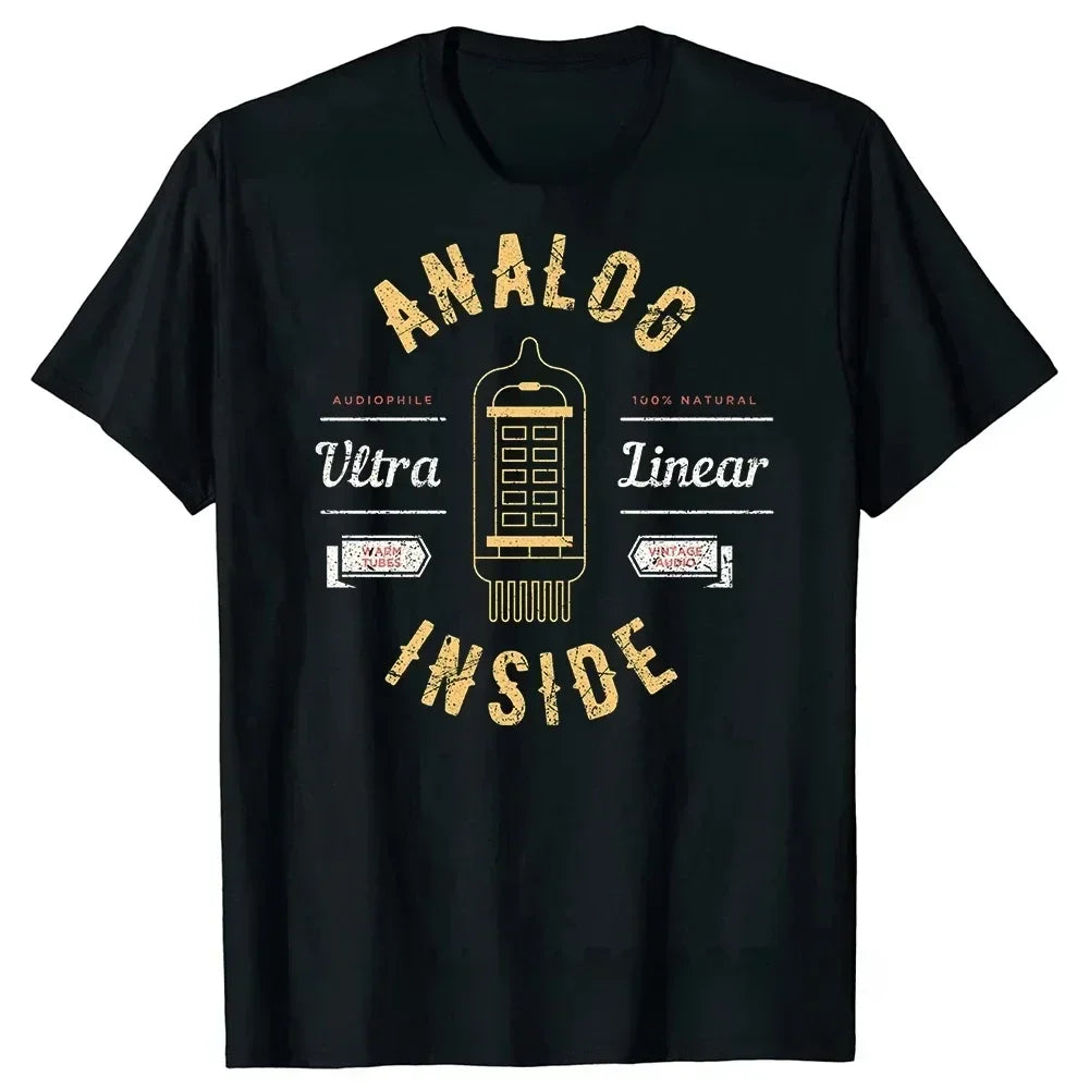 VU Meter — Analog Audio Engineer Recording Studio Tee - Neon Districts