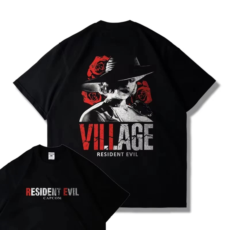 Resident Evil 4 Leon Harajuku Tee – RE4 Remastered Y2K Shirt
