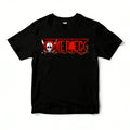One Piece — Skull & Rope Red Black Graphic Tee - Neon Districts