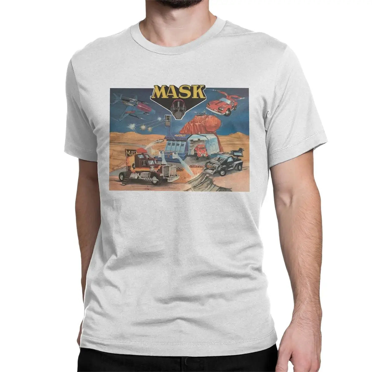 M.A.S.K. — Mobile Armored Strike Kommand 80s Cartoon Graphic Tee - Neon Districts