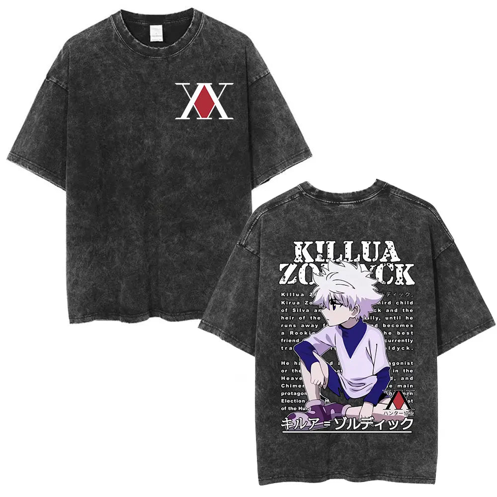 Hunter x Hunter Killua & Gon Vintage Tee – Cherry Blossom Print