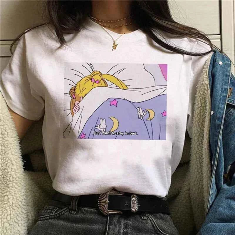 Sailor Moon Retro 90s Graphic Summer Tee