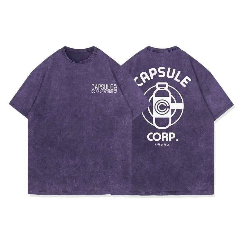 Dragon Ball Vintage Washed Tee – Anime Y2K Streetwear