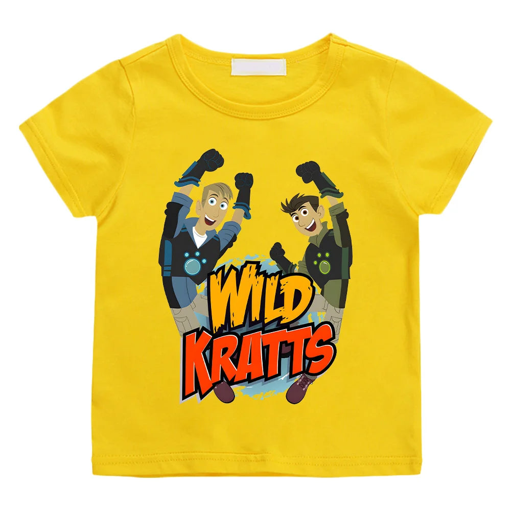 Wild Kratts Adventure Kids Tee - Neon Districts