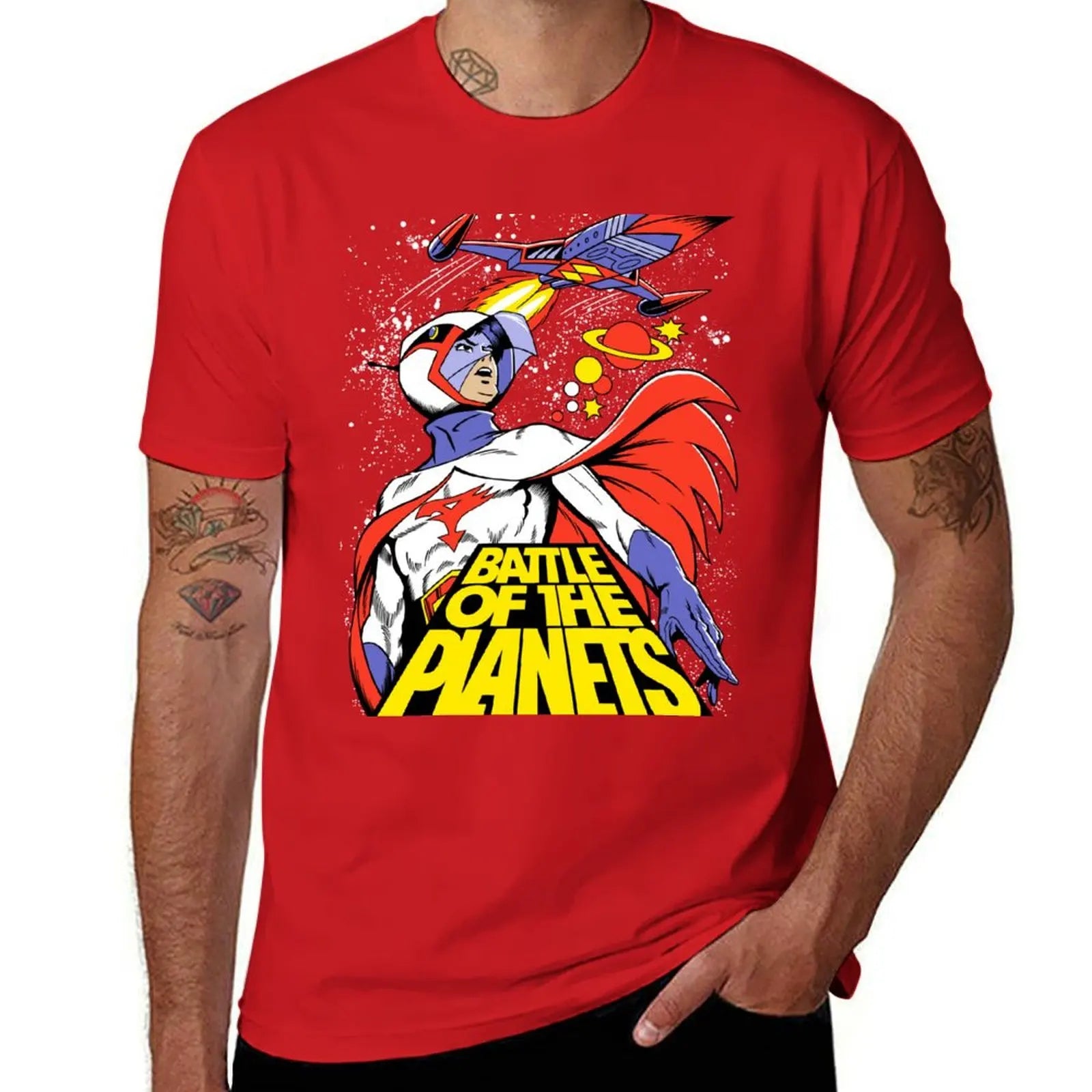 Battle of the Planets G-Force Retro Anime Tee – Retro Graphic Shirt - Neon Districts