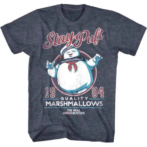 Ghostbusters — Stay Puft Marshmallow Man Graphic Tee - Neon Districts