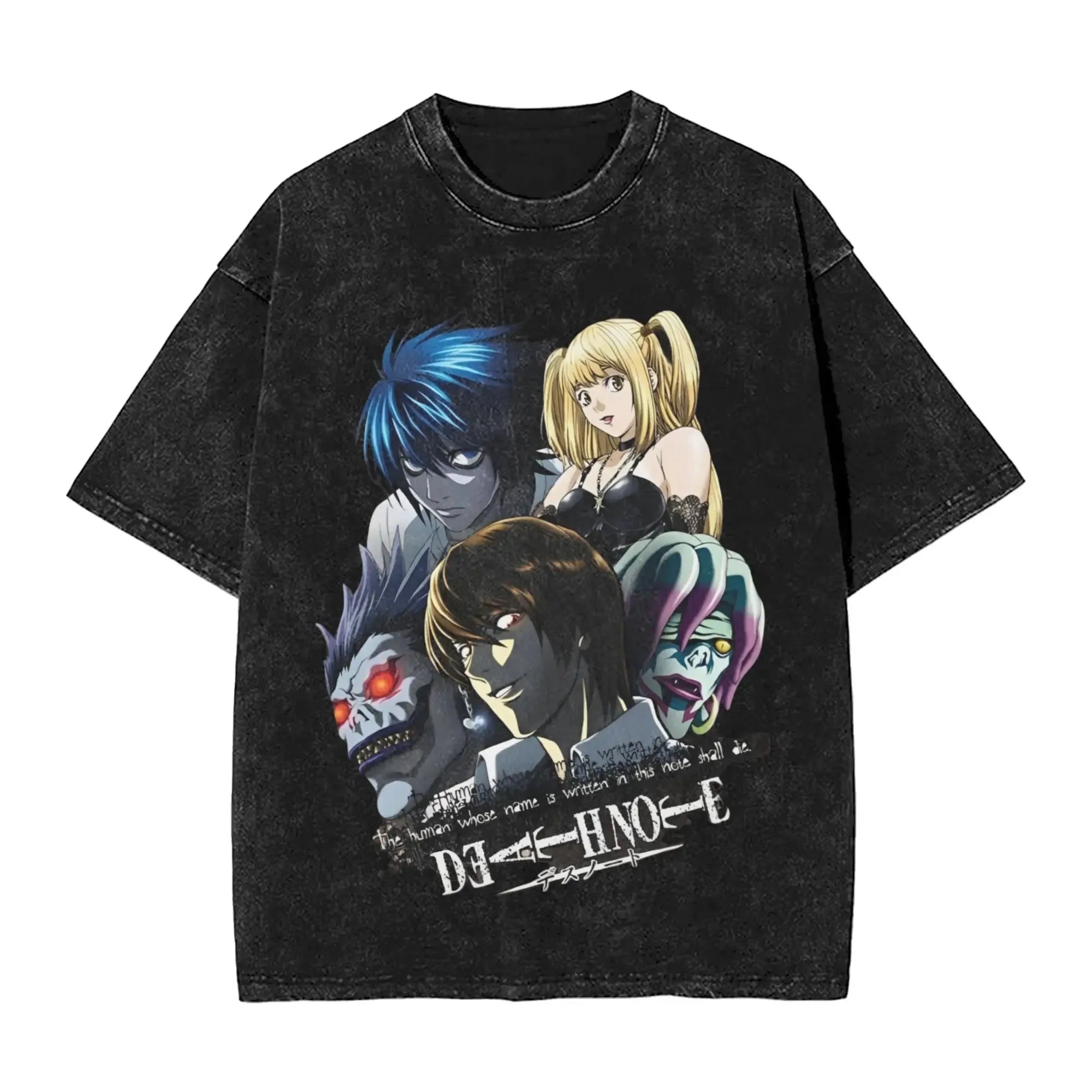 Death Note — L Lawliet Washed Oversized Tee