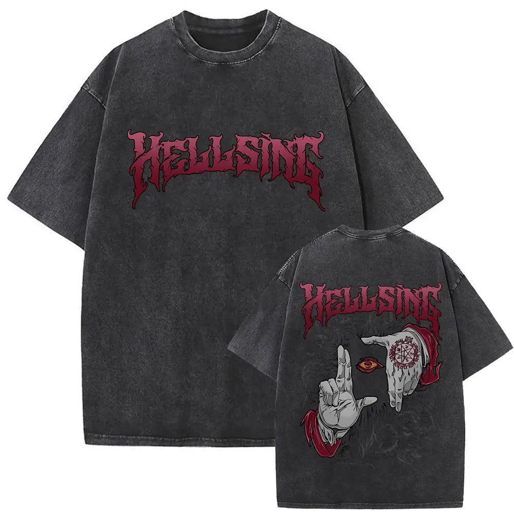 Hellsing Alucard Vintage Tee – Double-Sided 90s Oversized Shirt