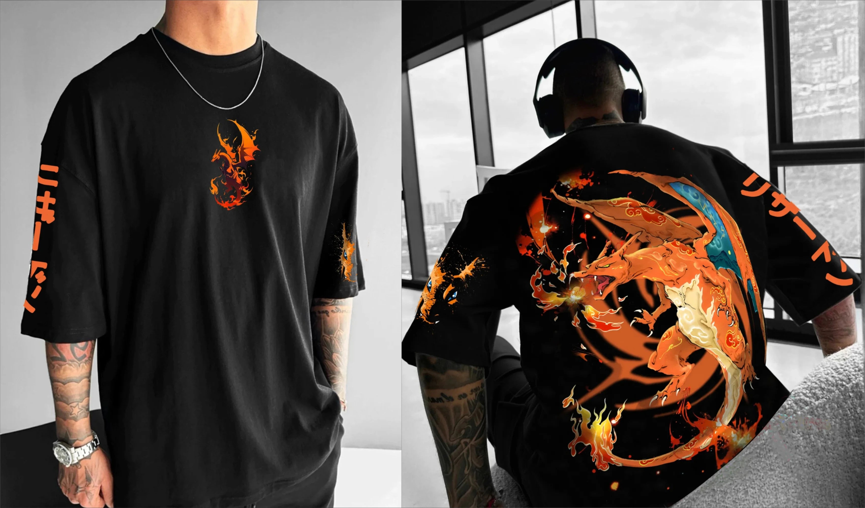 Pokémon Charizard Japanese Streetwear Tee