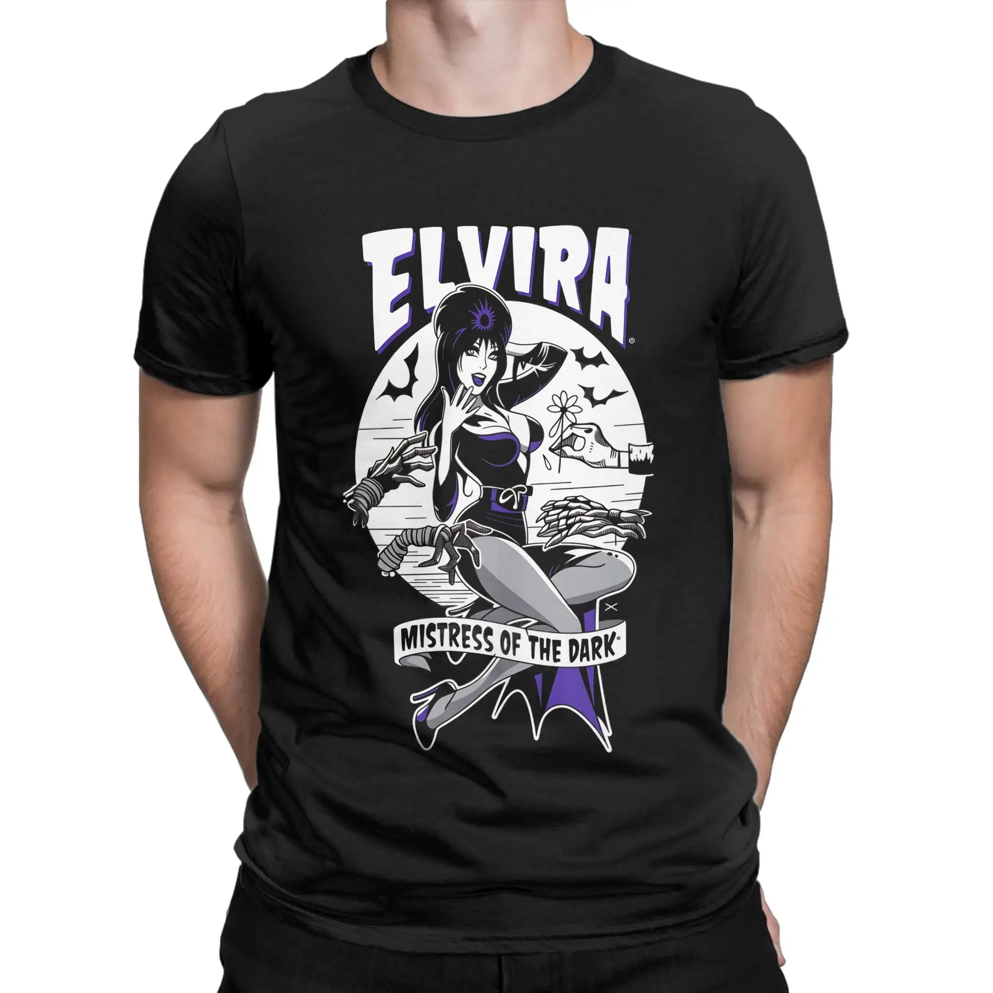 Elvira — Mistress of the Dark Cult Horror Tee - Neon Districts
