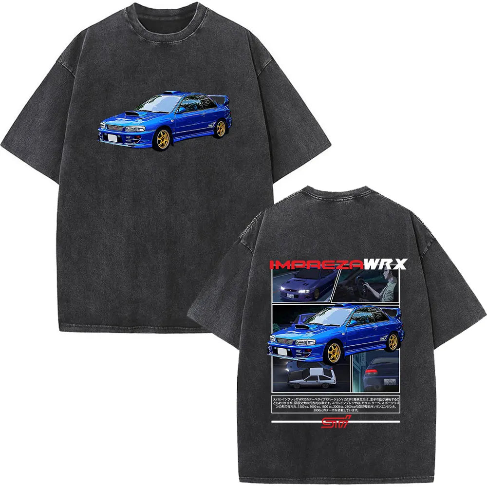 Initial D — AE86 Drift Washed Oversized Tee
