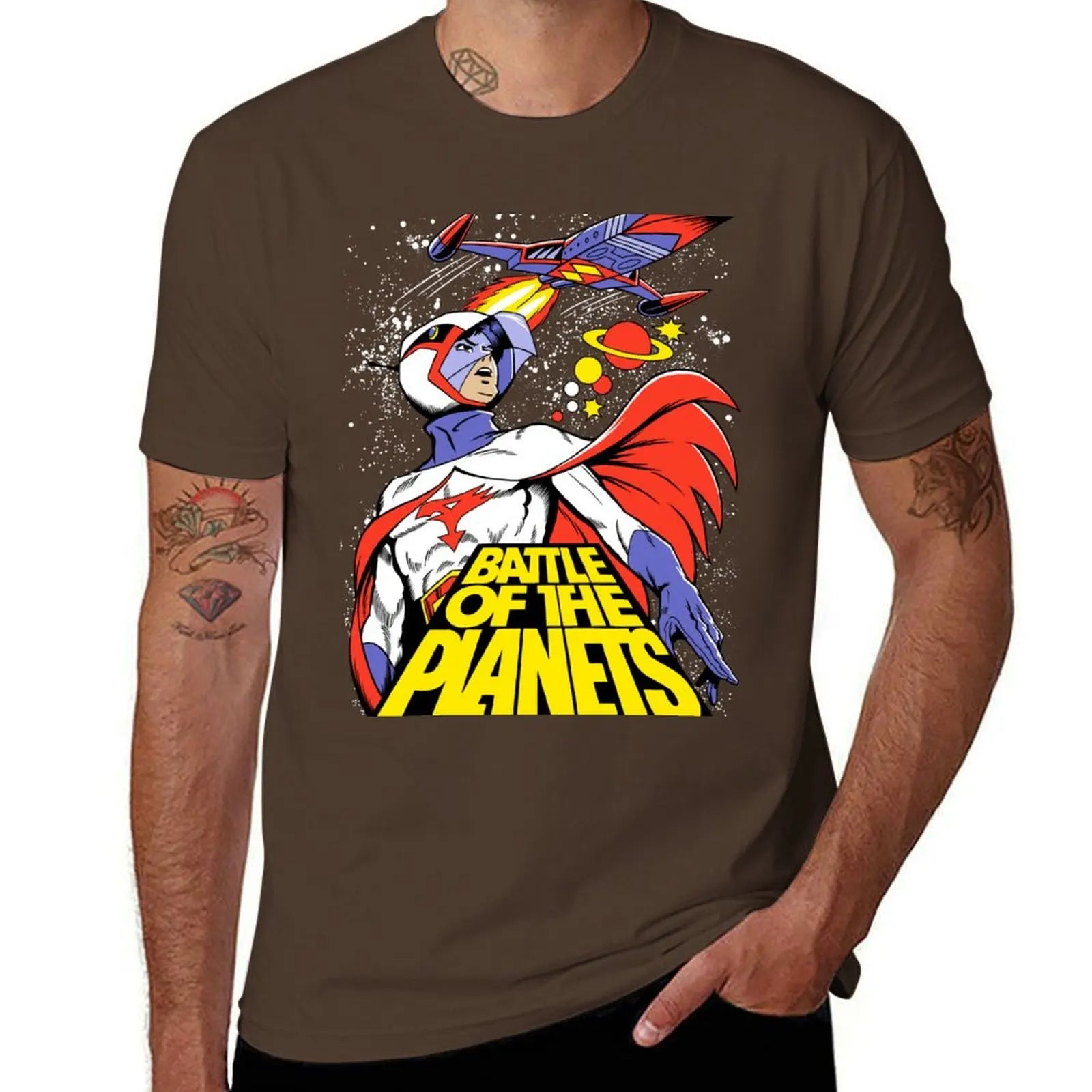 Battle of the Planets G-Force Retro Anime Tee – Retro Graphic Shirt - Neon Districts