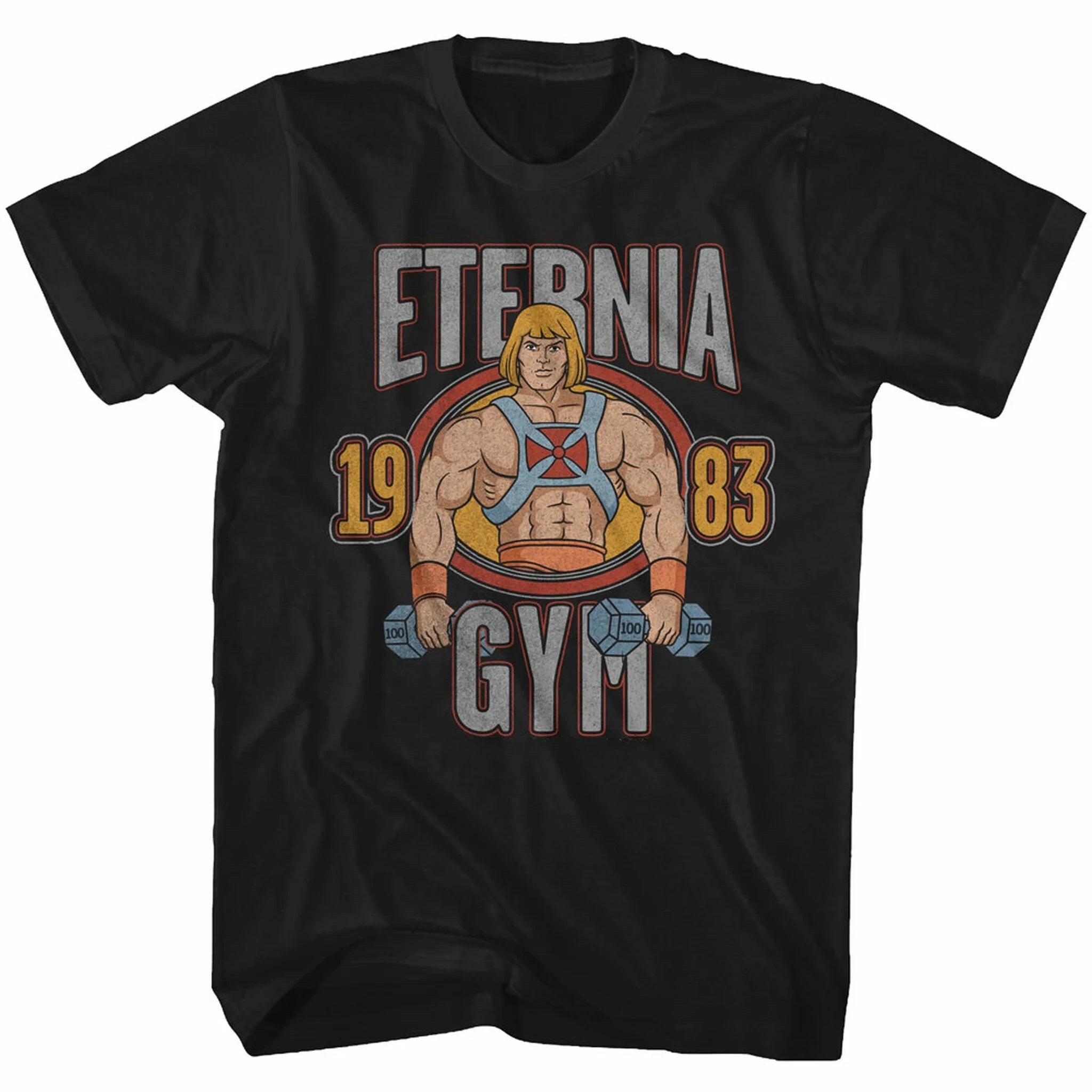 He-Man — Grayskull Gym Black Tee