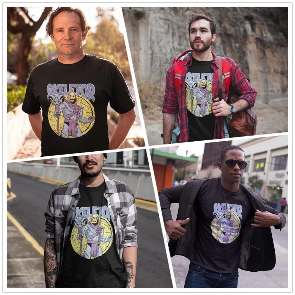 Skeletor — Masters of the Universe Punk Streetwear Graphic Tee - Neon Districts