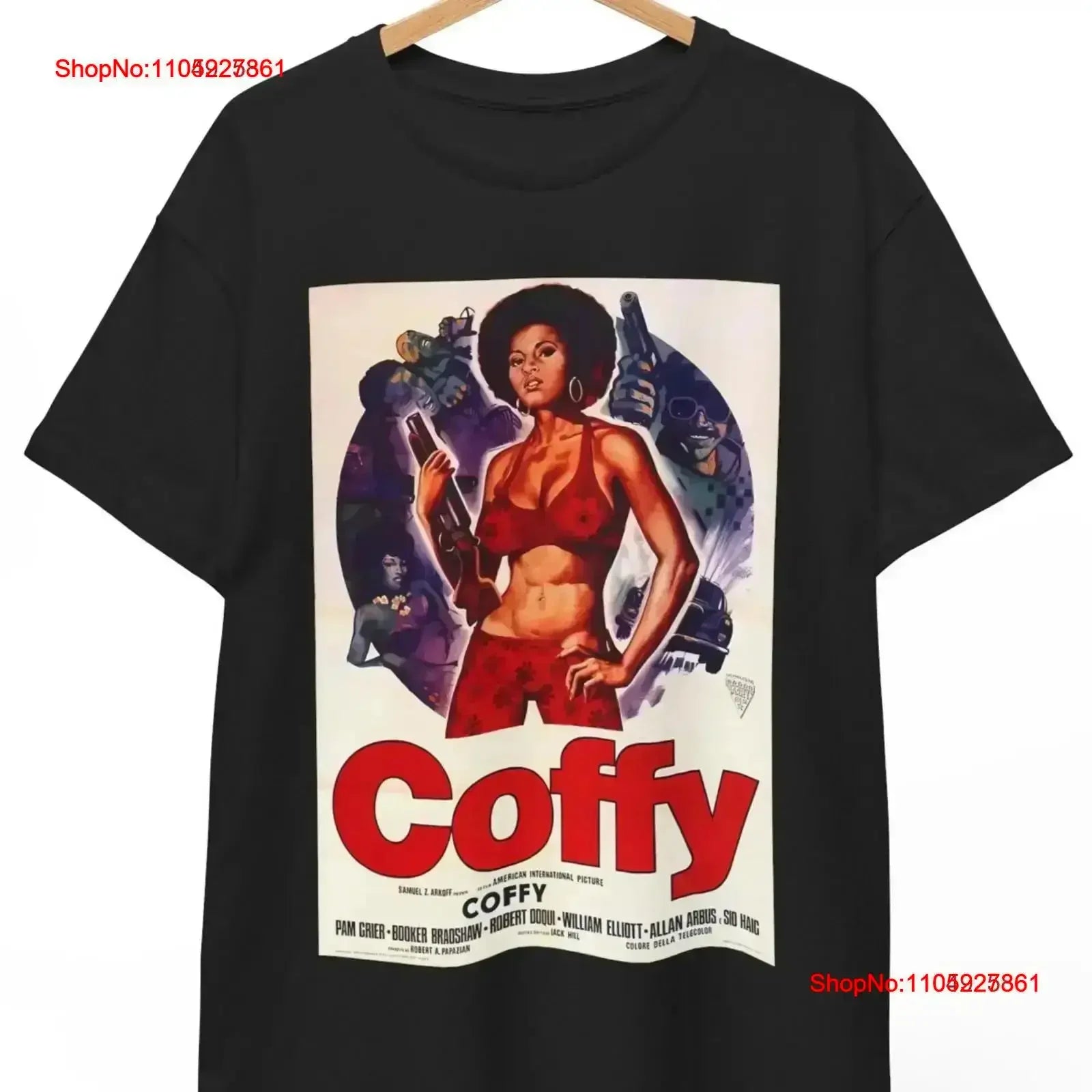 Pam Grier — Coffy / Foxy Brown Blaxploitation Tee