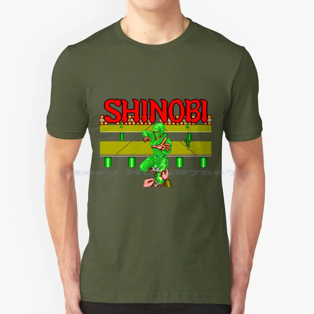 Shinobi — Sega Master System Arcade Ninja Tee - Neon Districts