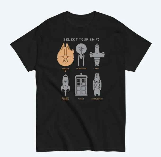 Star Wars Sci-Fi Tee — Frontier Print, Unisex