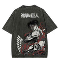 Attack on Titan Retro Cotton Tee – Anime Streetwear