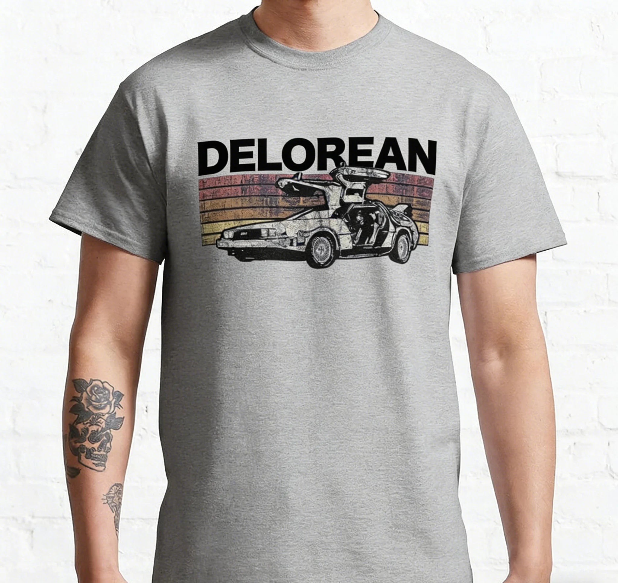 Delorean T shirt - Color Cotton Tshirt-JCS 5