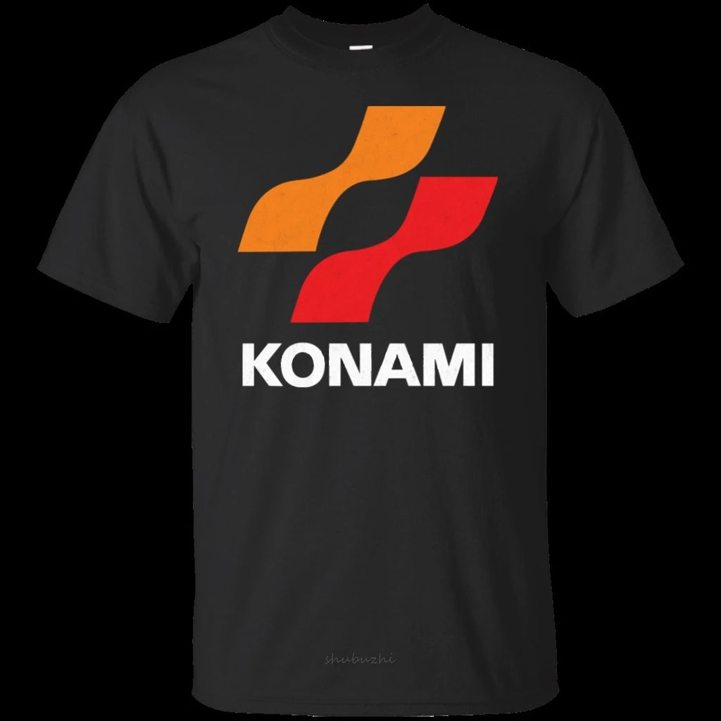 Konami — Retro Arcade Logo Gamer Tee - Neon Districts