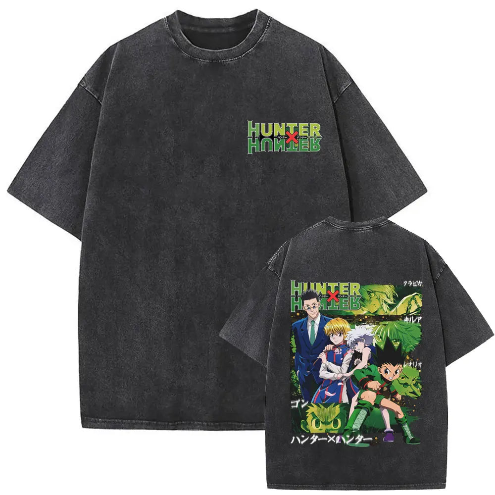Hunter x Hunter Hisoka Washed Vintage Tee – Oversized Graphic