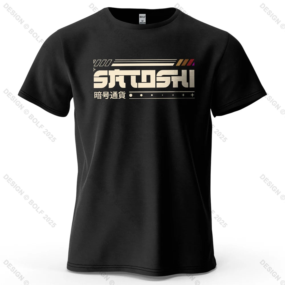 Satoshi — Crypto Tech Oversized Graphic Tee - Neon Districts